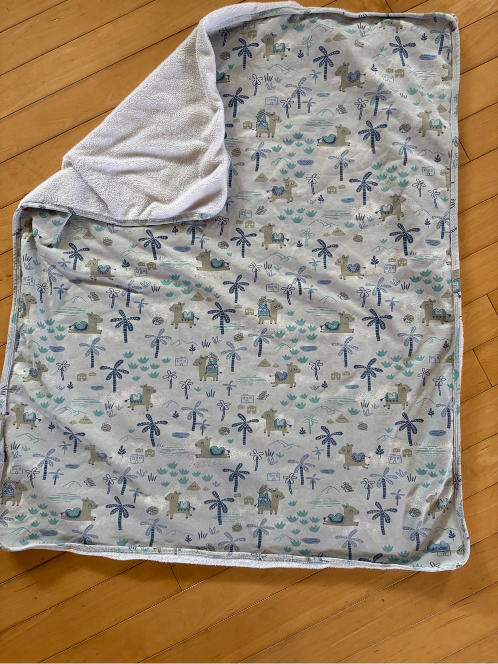 Souris Mini baby blanket with camel